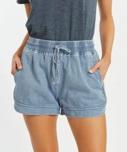 She She Boutique CLOTHING Wanderwell Shorts - Leah Wash