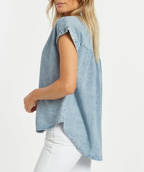She She Boutique CLOTHING Corey Top - Leah Wash 4 She She Boutique CLOTHING Corey Top - Leah Wash