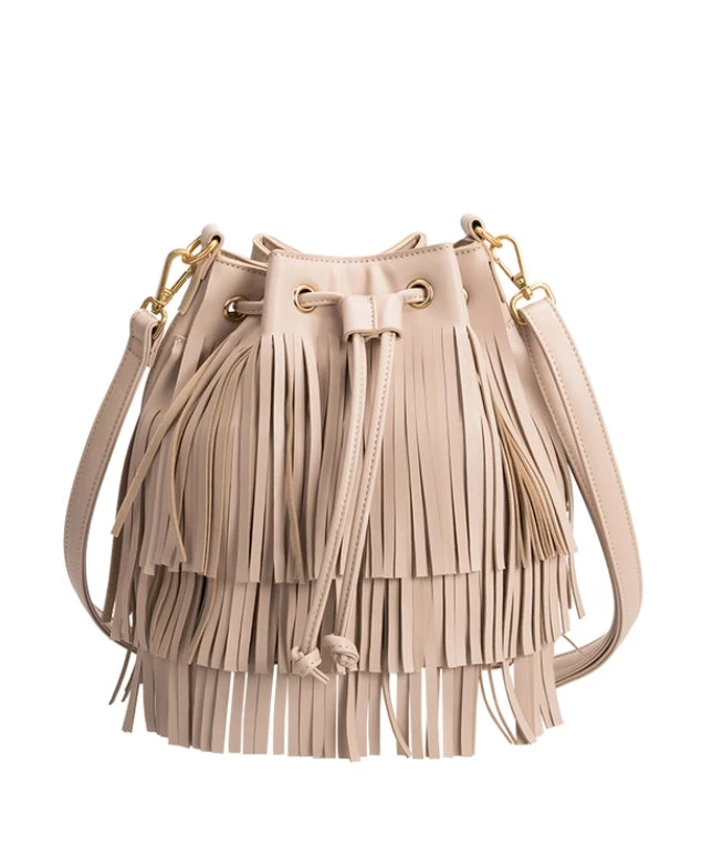 She She Boutique Julie Shoulder Bag - Nude HANDBAGS 3 She She Boutique Julie Shoulder Bag - Nude HANDBAGS