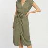 She She Boutique Taylor Dress - Agave Green