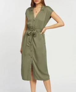 She She Boutique Taylor Dress - Agave Green