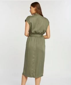 She She Boutique Taylor Dress - Agave Green