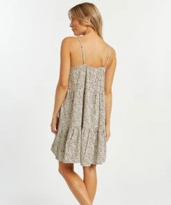She She Boutique Renalda Dress - Buttercream OR Taupe Ivory