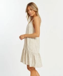 She She Boutique Renalda Dress - Buttercream OR Taupe Ivory