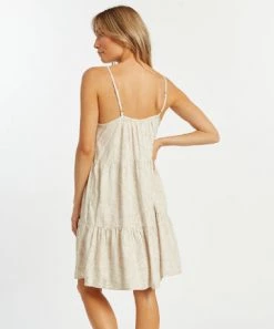 She She Boutique Renalda Dress - Buttercream OR Taupe Ivory