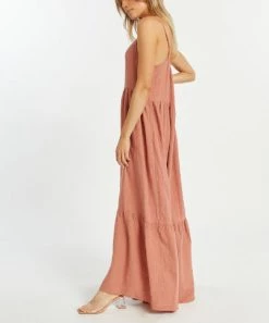 She She Boutique Cabana Maxi Dress - Ash Rose OR Green Tea