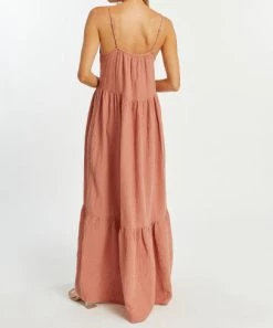 She She Boutique Cabana Maxi Dress - Ash Rose OR Green Tea