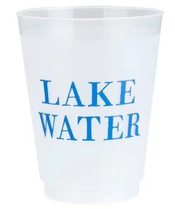 She She Boutique Frosted Cup Set Of 8 - Poolside Punch, Lake Water OR Weekend Vibes ACCESSORIES