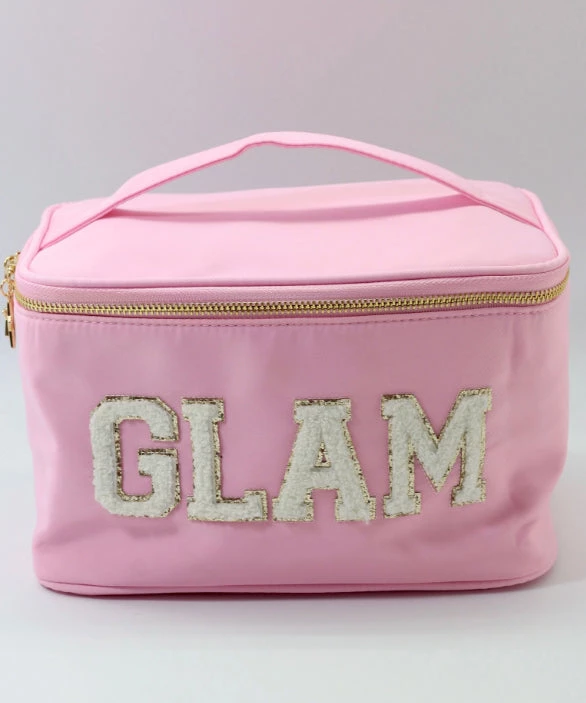 She She Boutique Gabi Glam Nylon Case - Navy, Mint OR Light Pink GIFTS 5 She She Boutique Gabi Glam Nylon Case - Navy, Mint OR Light Pink GIFTS