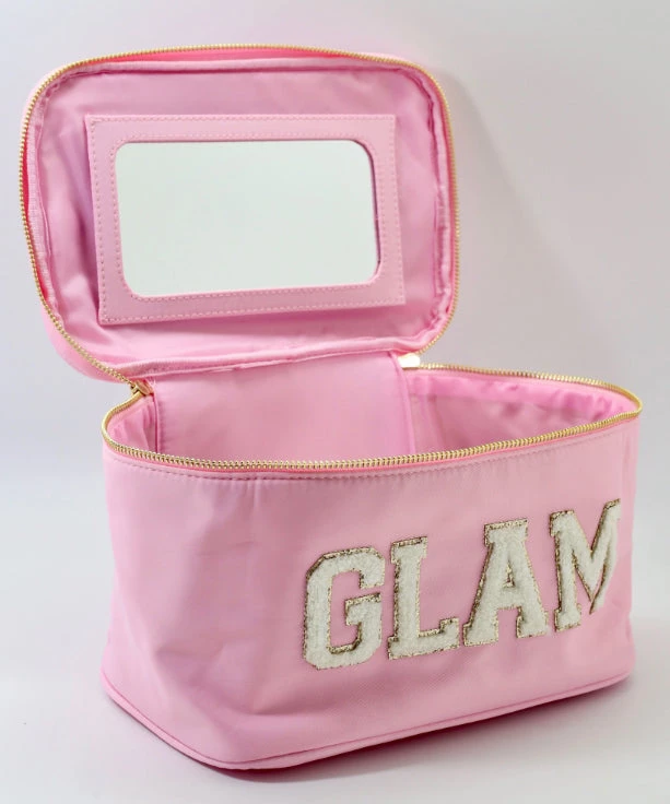 She She Boutique Gabi Glam Nylon Case - Navy, Mint OR Light Pink GIFTS 6 She She Boutique Gabi Glam Nylon Case - Navy, Mint OR Light Pink GIFTS