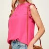 She She Boutique CLOTHING Ruffled Top - Rose