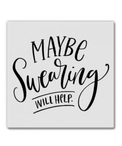 She She Boutique Magnet - Maybe Swearing Will Help GIFTS