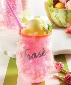 She She Boutique Wine Chiller Glass - Frose (Pink), Sippin' (Purple) OR Chillin' (Green) GIFTS