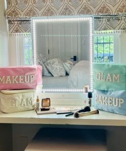 She She Boutique Maddox Makeup Pouch - Ice Blue, Light Pink, Mint, Navy OR Nude GIFTS