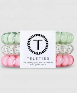 She She Boutique Large Coil Hair Tie - Palm Breeze