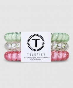 She She Boutique Small Coil Hair Tie Set - Palm Breeze