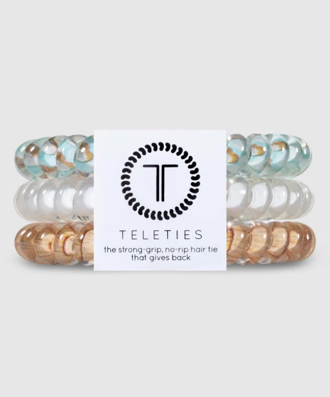 She She Boutique Small Coil Hair Tie Set - Pina Colada ACCESSORIES 3 She She Boutique Small Coil Hair Tie Set - Pina Colada ACCESSORIES