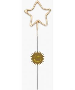 She She Boutique GIFTS Big Golden Sparkler Wand Star
