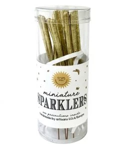 She She Boutique Mini Sparklers In Tube - Gold GIFTS
