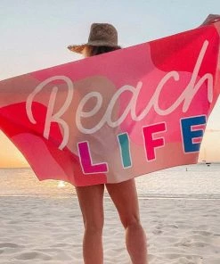 She She Boutique Quick Dry Beach Towel - Beach Life