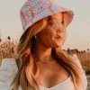 She She Boutique Daisy Bucket Hat - Daisy/Stripes