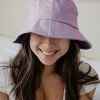 She She Boutique Corded Bucket Hat - Purple ACCESSORIES