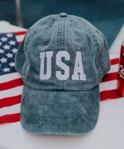 She She Boutique USA Hat - Navy ACCESSORIES