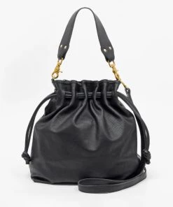 She She Boutique HANDBAGS Clare V. Moyen Henri Bag - Black Perforated