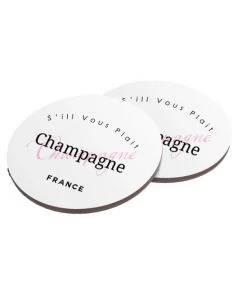She She Boutique GIFTS Set Of 4 Ceramic Coasters - Bubbles