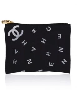 She She Boutique Zipper Pouch Bag - French Scarf
