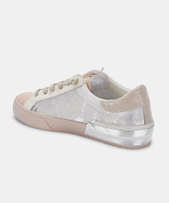 She She Boutique Dolce Vita Zina Calf Hair Sneaker - Dune Metallic 6 She She Boutique Dolce Vita Zina Calf Hair Sneaker - Dune Metallic