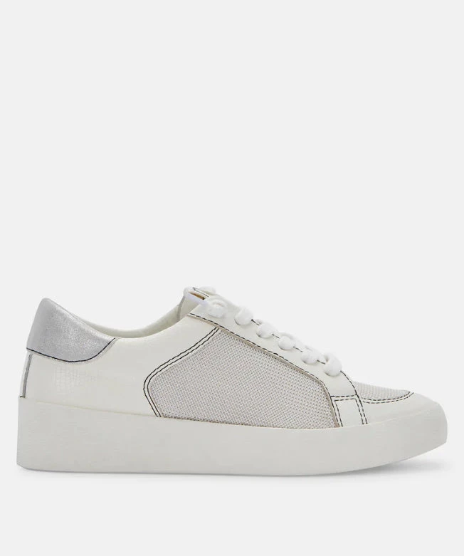 She She Boutique NEW ARRIVALS Dolce Vita Ledger Sneakers - White Perforated 4 She She Boutique NEW ARRIVALS Dolce Vita Ledger Sneakers - White Perforated