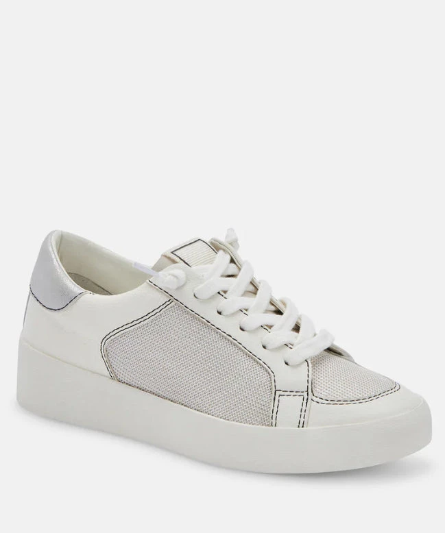 She She Boutique NEW ARRIVALS Dolce Vita Ledger Sneakers - White Perforated 3 She She Boutique NEW ARRIVALS Dolce Vita Ledger Sneakers - White Perforated