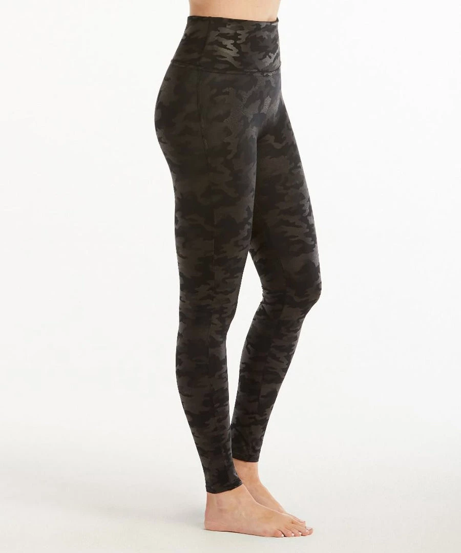 CLOTHING Spanx Faux Leather Legging - Black Camo 4 CLOTHING Spanx Faux Leather Legging - Black Camo