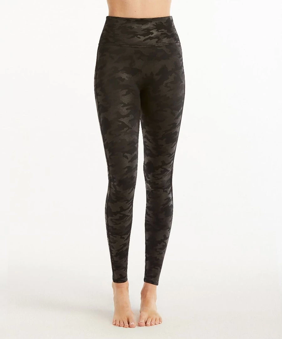 CLOTHING Spanx Faux Leather Legging - Black Camo 3 CLOTHING Spanx Faux Leather Legging - Black Camo