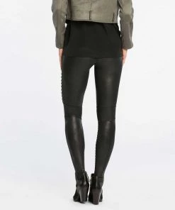 CLOTHING Spanx Moto Legging - Very Black 6 CLOTHING Spanx Moto Legging - Very Black