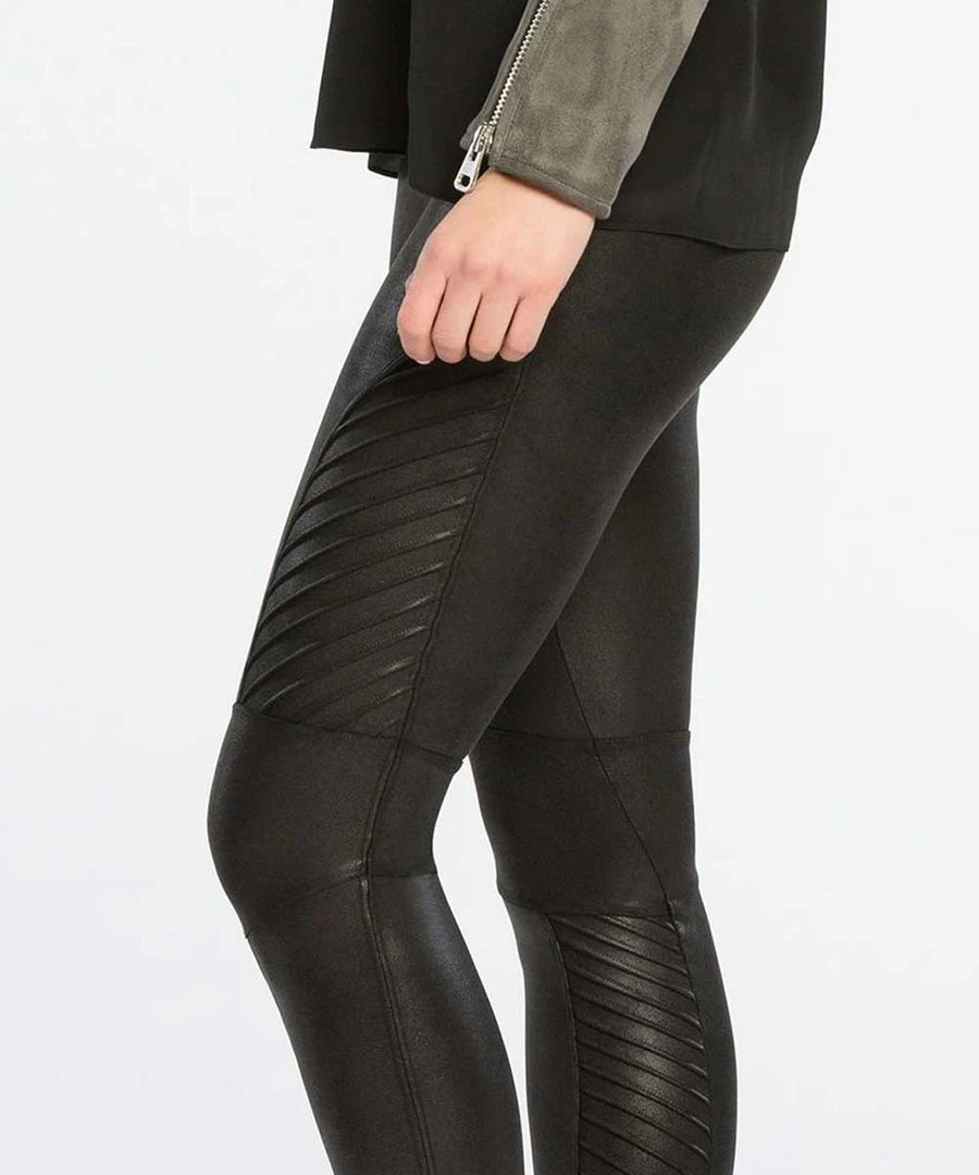 CLOTHING Spanx Moto Legging - Very Black 2 CLOTHING Spanx Moto Legging - Very Black