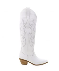 She She Boutique Urson Boots - White NEW ARRIVALS
