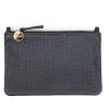 She She Boutique Clare V. Wallet W/Tabs - Black Perforated