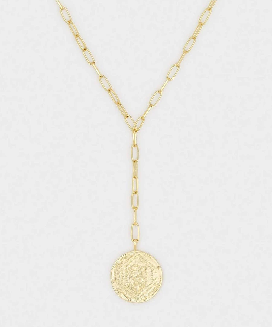 Gorjana Ana Coin Lariat - Gold 3 Gorjana Ana Coin Lariat - Gold