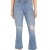 She She Boutique CLOTHING Articles Of Society London High Rise Crop Flare Jeans - Indioo