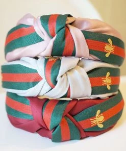 She She Boutique ACCESSORIES Bee Top Knot Headband - Silver