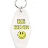 She She Boutique Motel Keychain, White - Be Kind ACCESSORIES