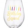 She She Boutique GIFTS 30oz Wine Glass - "Birthday Squad"