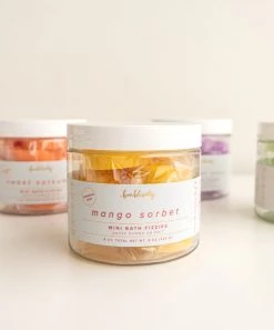 She She Boutique Mini Bath Fizzies - Lemongrass, Lavender, Mango, OR Sweet Satsuma
