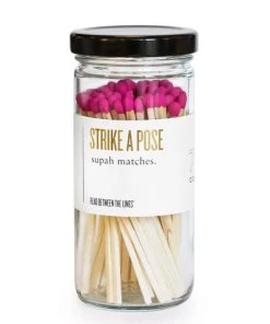 She She Boutique Bottled Matches - Flamingo