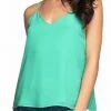 She She Boutique CLOTHING Scallop Hem Top - Jade