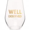 Chez Gagne 19 Oz. Stemless Wine Glass - Well Deserved GIFTS