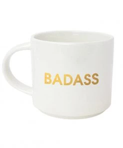 She She Boutique 16 Oz. Stackable Ceramic Mug - Badass