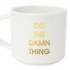 She She Boutique GIFTS 16 Oz. Stackable Ceramic Mug - Do The Damn Thing